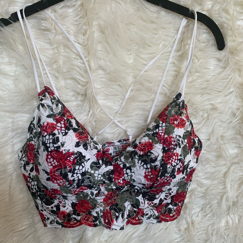 Victorias secret floral bralett top